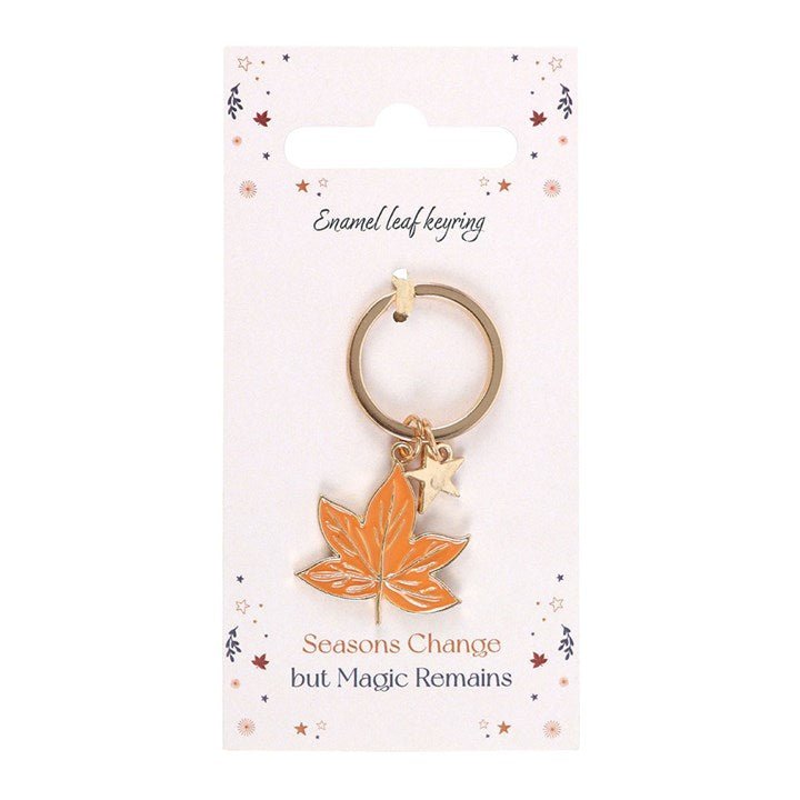 Autumn Magic Leaf Keyring | Inspired Creative Gifts | UK Supplier