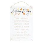 Autumn Magic Metal Hanging Sign | Inspired Creative Gifts | UK Supplier