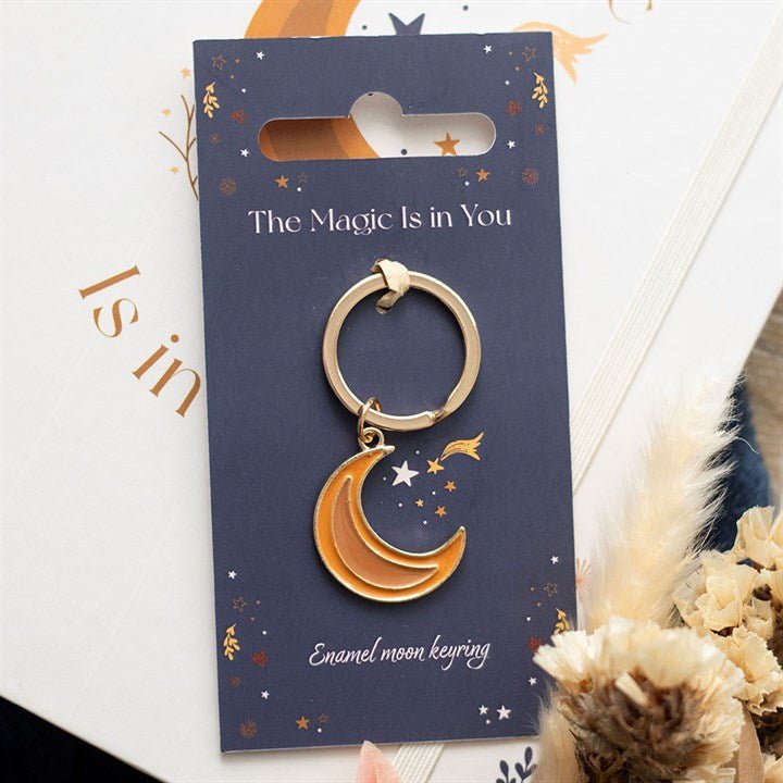 Autumn Magic Moon Keyring | Inspired Creative Gifts | UK Supplier