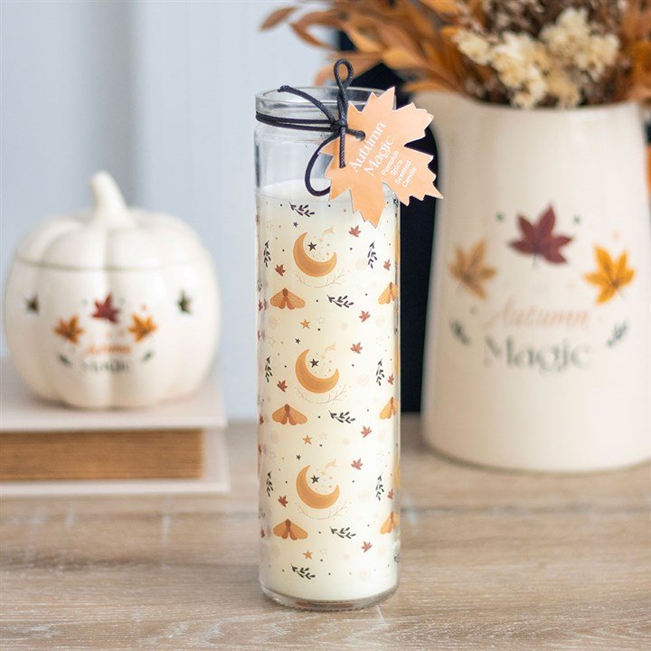 Autumn Magic Pumpkin Spice Tube Candle | Inspired Creative Gifts | UK Supplier
