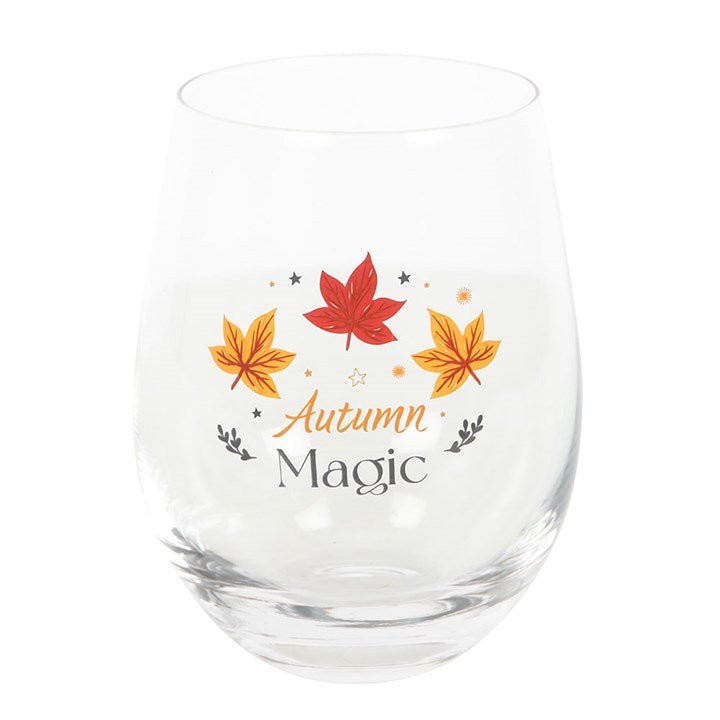 Autumn Magic Stemless Glass | Inspired Creative Gifts | UK Supplier