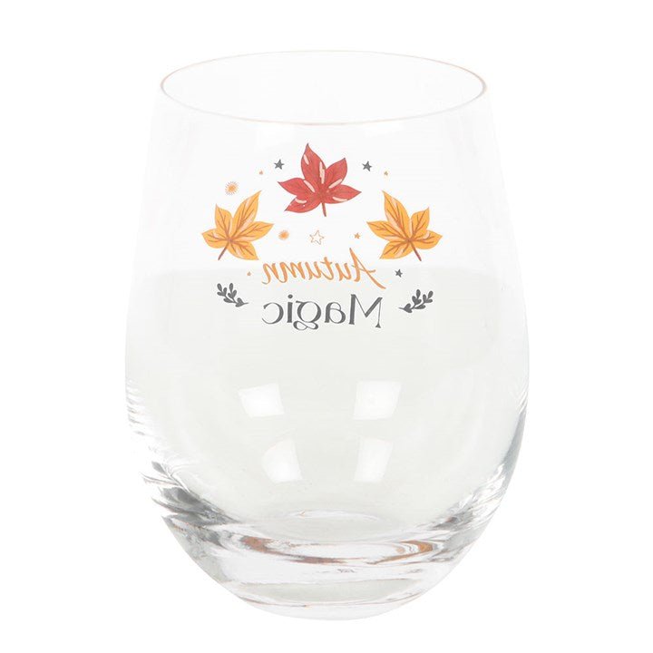 Autumn Magic Stemless Glass | Inspired Creative Gifts | UK Supplier