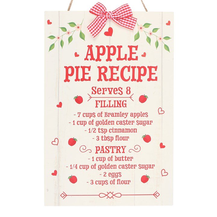Autumn Skies & Apple Pies Hanging Sign | Inspired Creative Gifts | UK Supplier