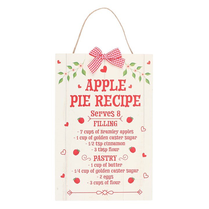 Autumn Skies & Apple Pies Hanging Sign | Inspired Creative Gifts | UK Supplier