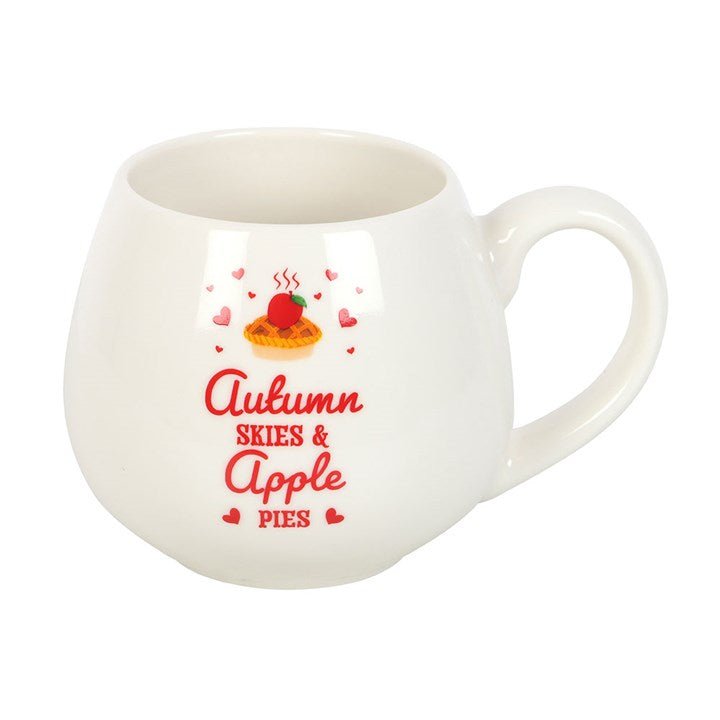Autumn Skies & Apple Pies Rounded Mug | Inspired Creative Gifts | UK Supplier