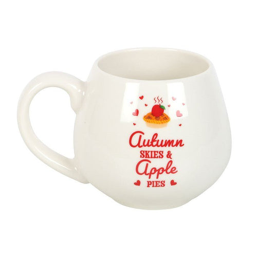Autumn Skies & Apple Pies Rounded Mug | Inspired Creative Gifts | UK Supplier