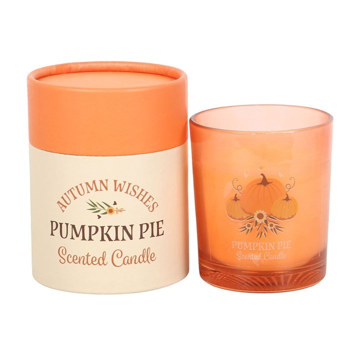 Autumn Wishes Pumpkin Pie Candle | Inspired Creative Gifts | UK Supplier