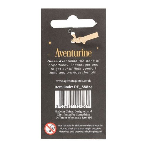 Aventurine Crystal Mushroom Keyring | Inspired Creative Gifts | UK Supplier