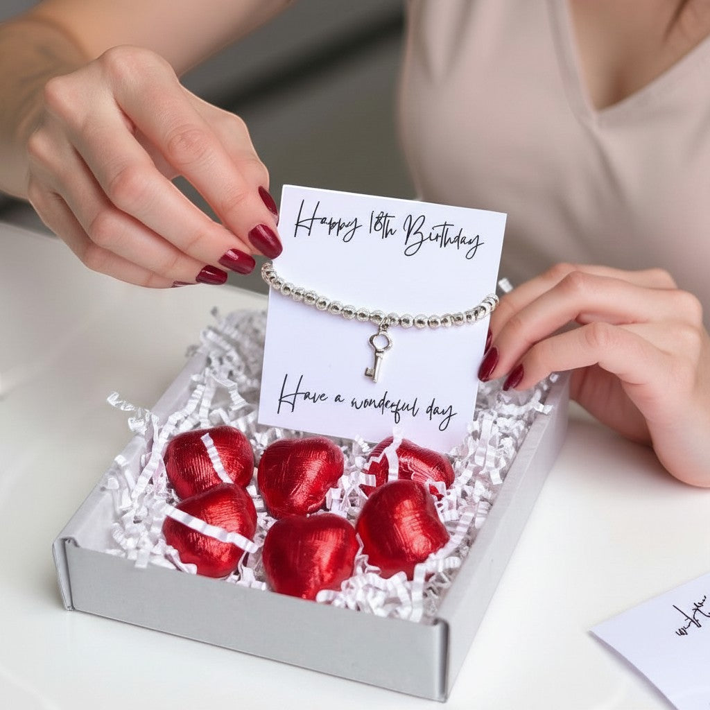 Happy 18th Birthday Bracelet Mini Gift Hamper | Womans Bracelet