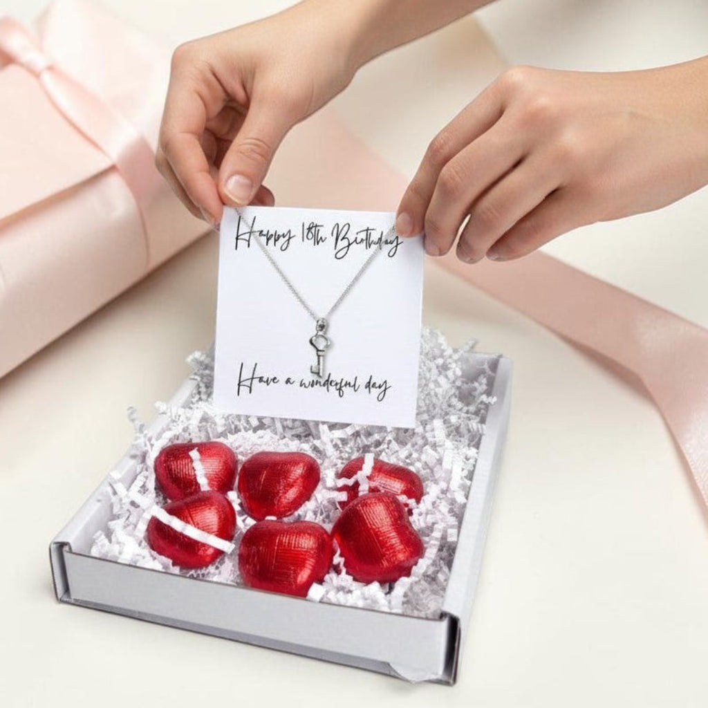 Happy 18th Birthday Necklace Mini Gift Hamper | Woman's Necklace