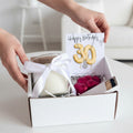 Small 30th Birthday Gold Balloon Hamper | Woman's Necklace
