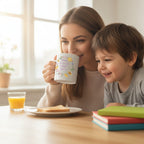 Personalised Colourful Flowers Mug | Ceramics | Mother's Day Gift