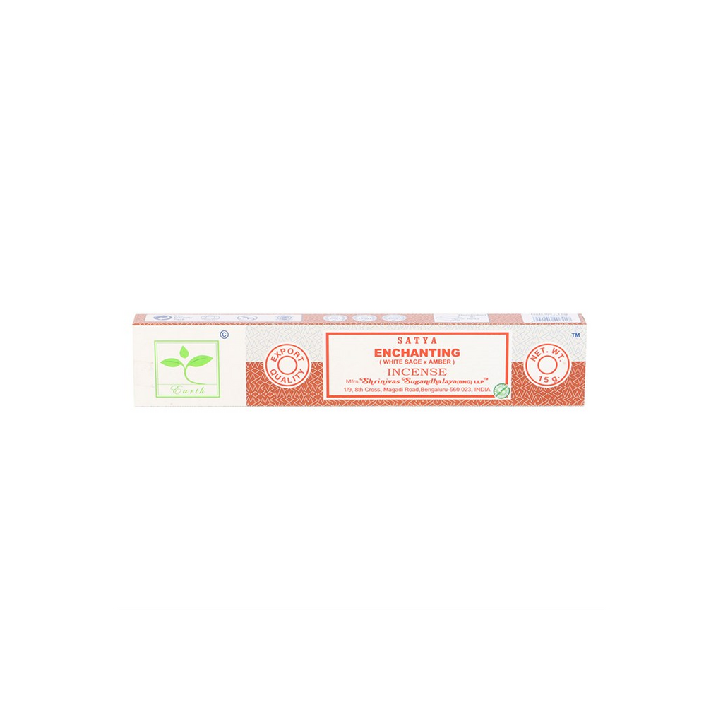 6 Packs of Enchanting Earth Incense by Satya