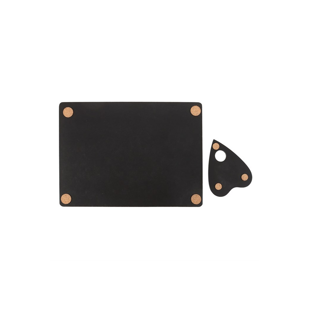 Black Talking Board Placemat and Coaster Set