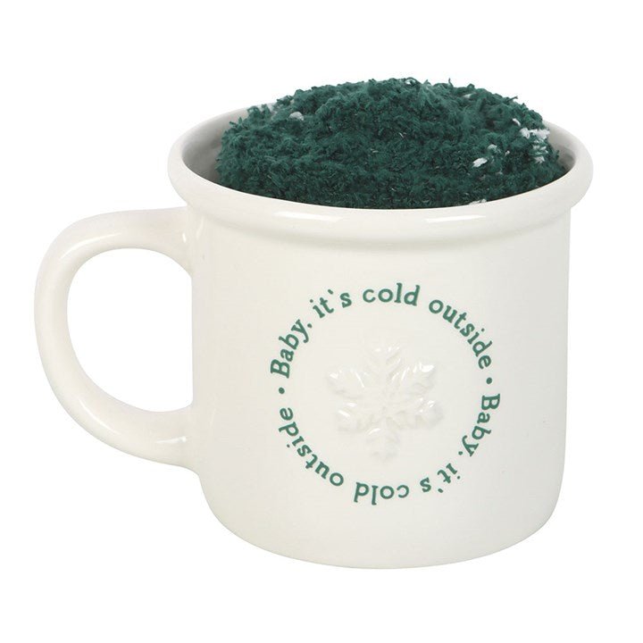 Baby It's Cold Outside Mug and Socks Set | Inspired Creative Gifts
