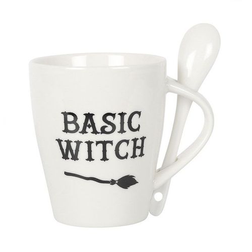 Basic Witch Mug and Spoon Set | Inspired Creative Gifts | UK Supplier