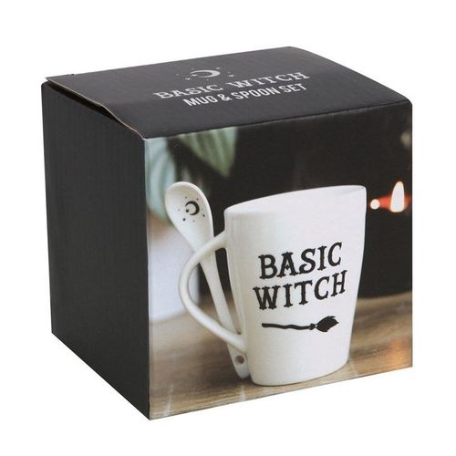 Basic Witch Mug and Spoon Set | Inspired Creative Gifts | UK Supplier