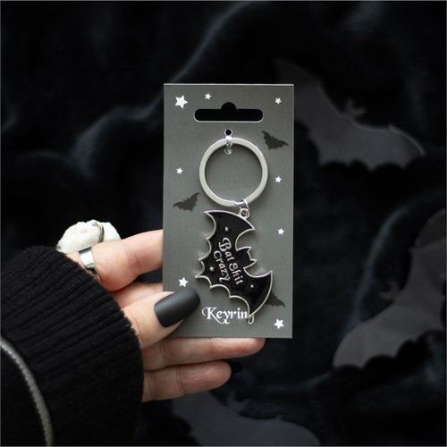Bat Shit Crazy Keyring | Inspired Creative Gifts | UK Supplier