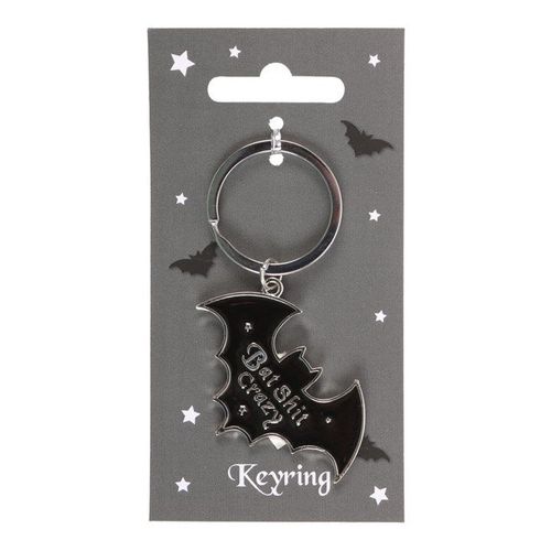 Bat Shit Crazy Keyring | Inspired Creative Gifts | UK Supplier