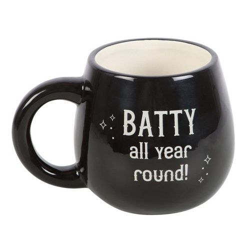 Batty All Year Round Rounded Peekaboo Mug | Inspired Creative Gifts | UK Supplier