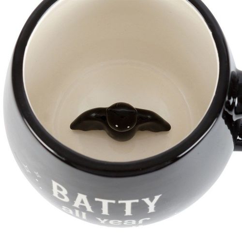 Batty All Year Round Rounded Peekaboo Mug | Inspired Creative Gifts | UK Supplier