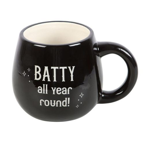 Batty All Year Round Rounded Peekaboo Mug | Inspired Creative Gifts | UK Supplier