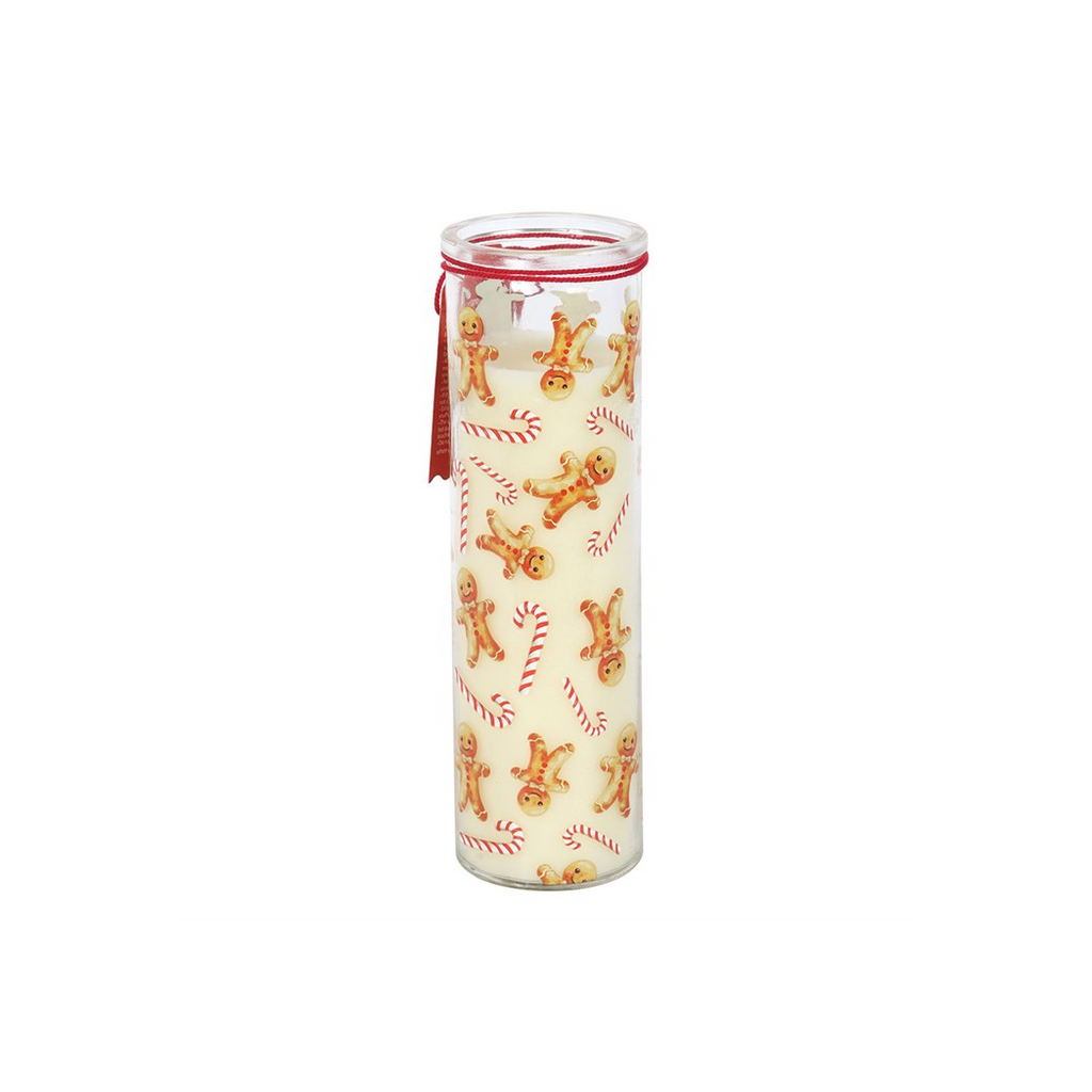 Candy Cane Warm Gingerbread Tube Candle | Candles