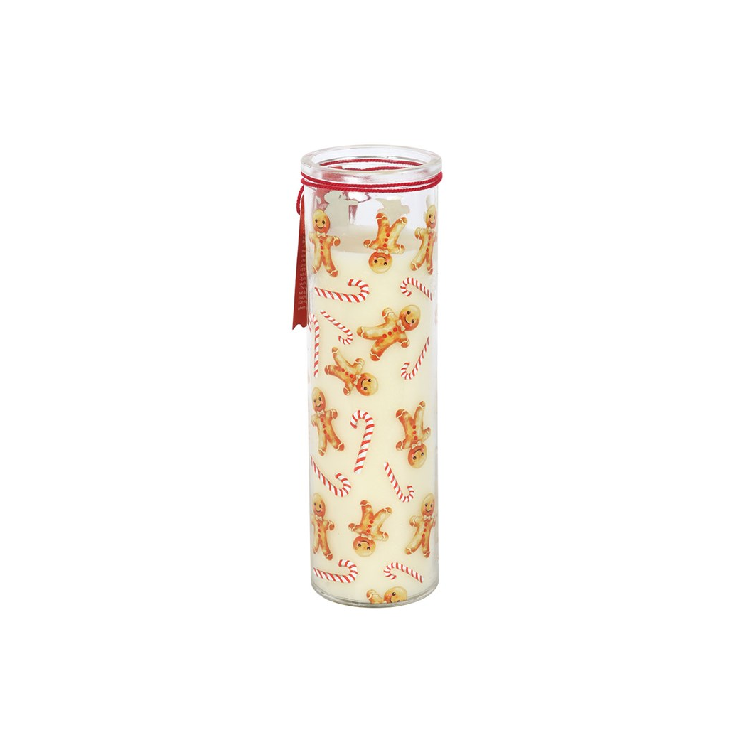 Candy Cane Warm Gingerbread Tube Candle | Candles