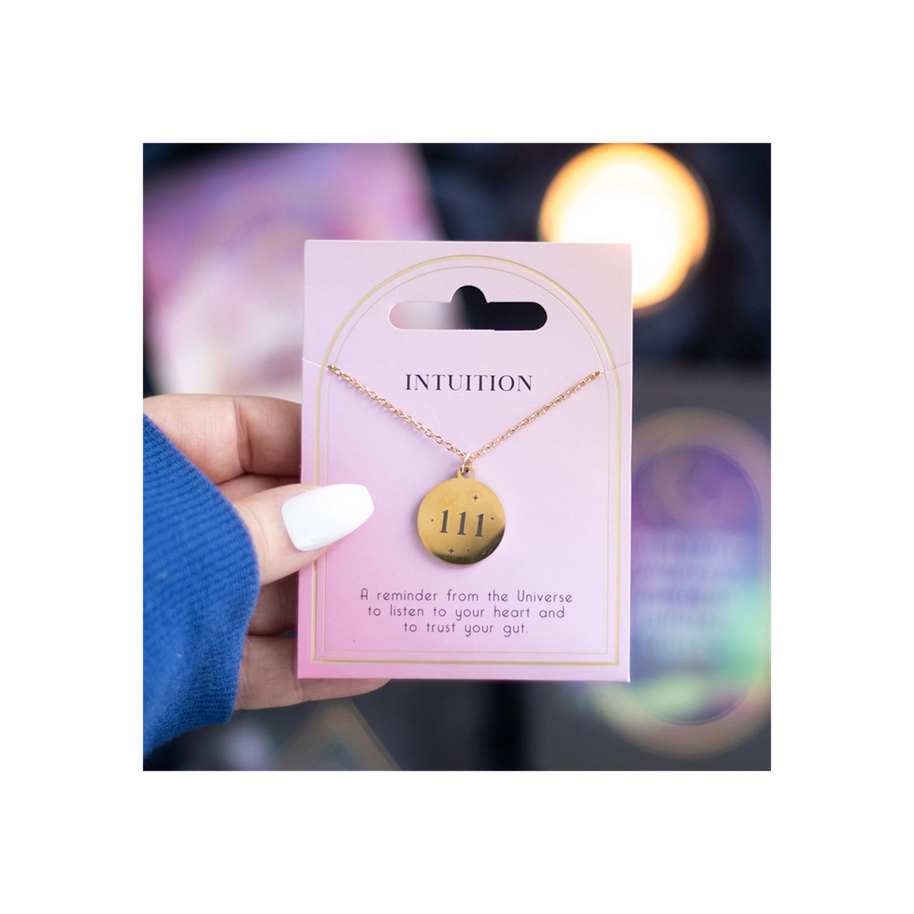 111 Angel Number Intuition Necklace | Woman's Necklace