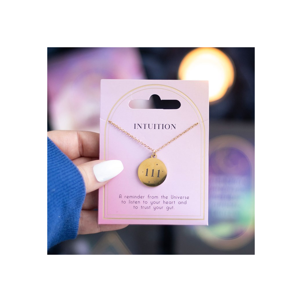 111 Angel Number Intuition Necklace | Woman's Necklace