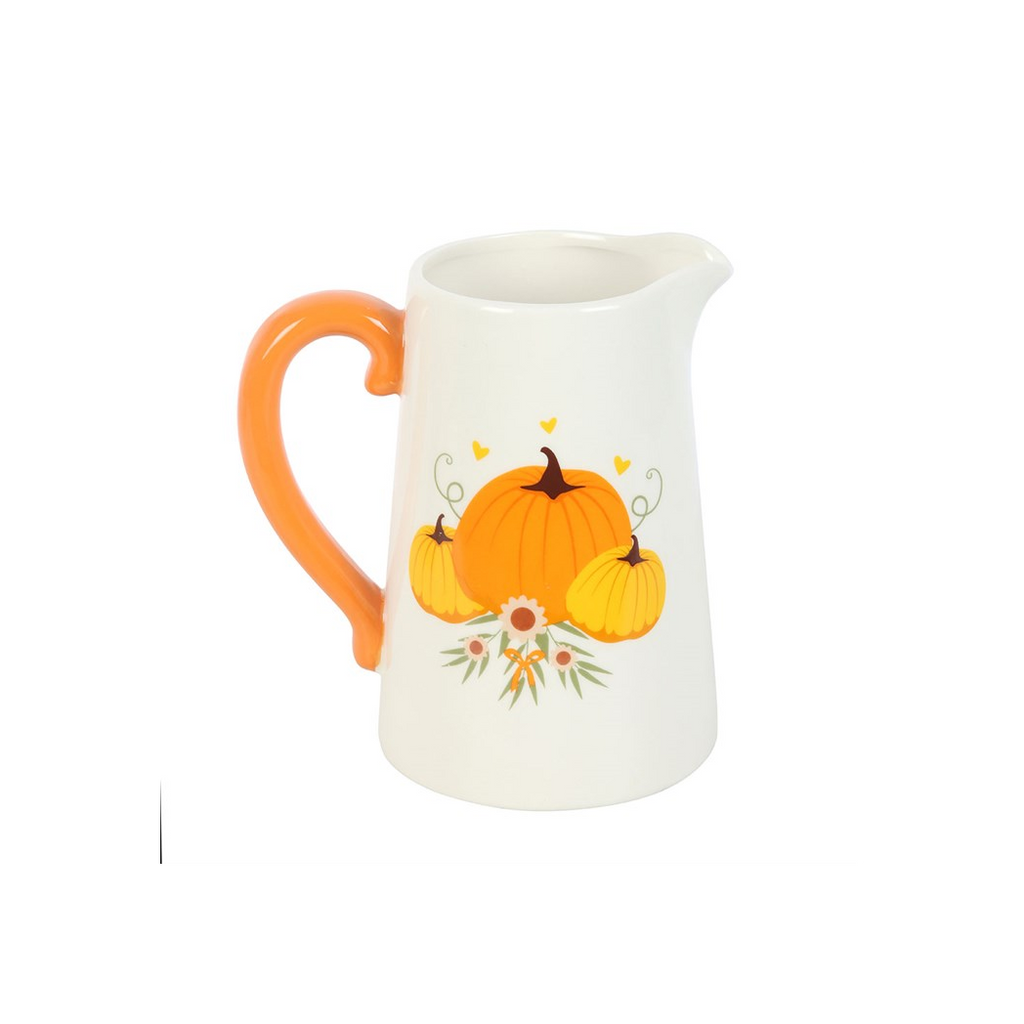 Autumn Pumpkin Ceramic Flower Jug | Vases