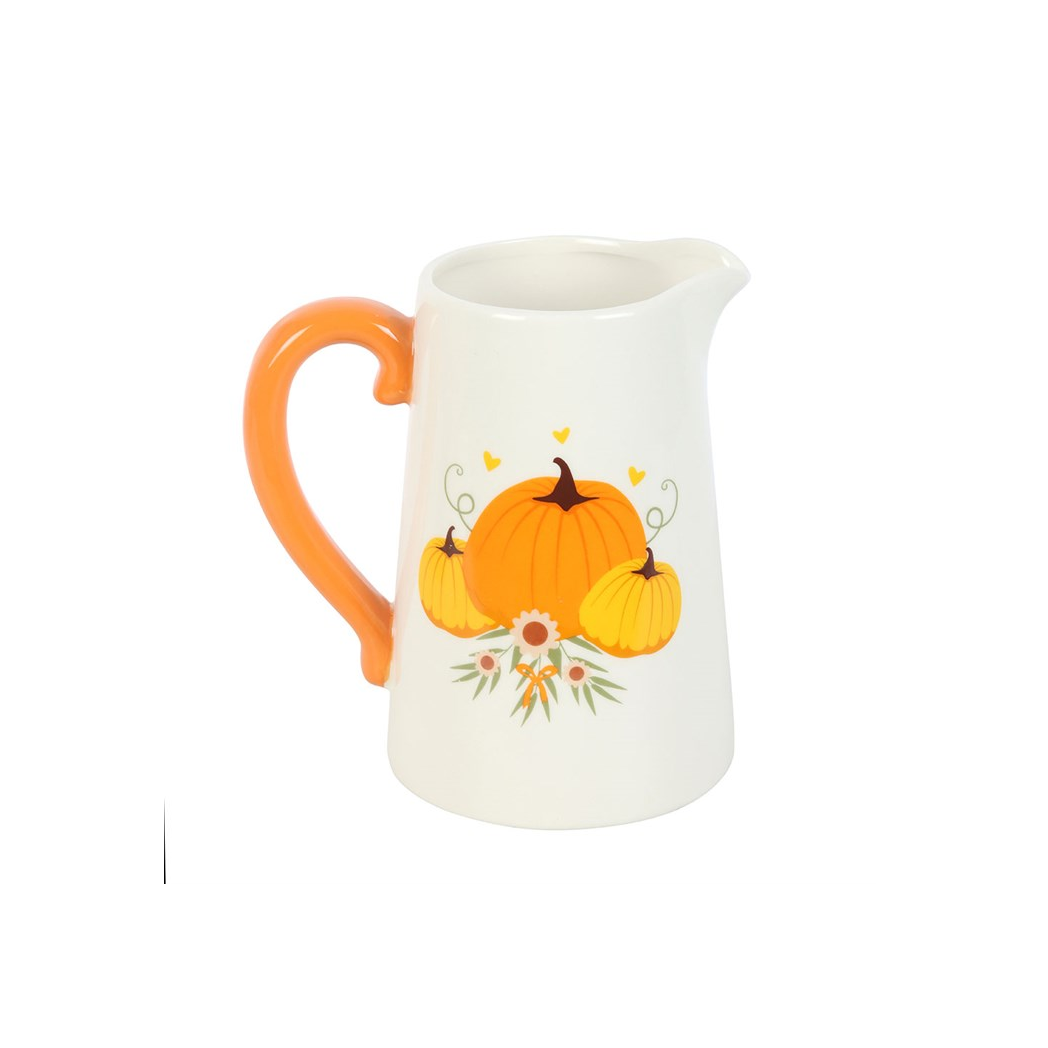 Autumn Pumpkin Ceramic Flower Jug | Vases