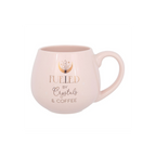 Crystals and Coffee Rounded Mug