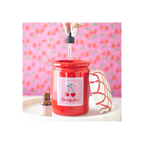 Cherry Jam Jar Oil Burner and Wax Warmer