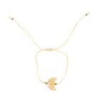 Be Brave Yellow Jade Crystal Moon Bracelet | Inspired Creative Gifts | UK Supplier