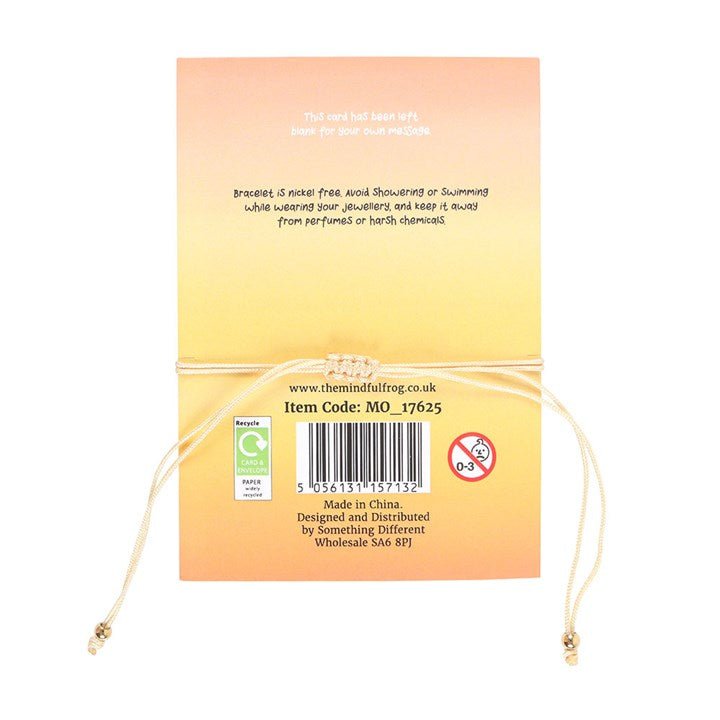 Be Brave Yellow Jade Crystal Moon Bracelet | Inspired Creative Gifts | UK Supplier