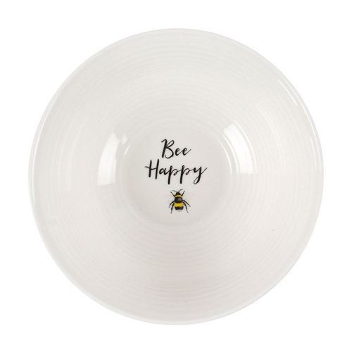 Bee Happy Ceramic Bowl | Inspired Creative Gifts | UK Supplier