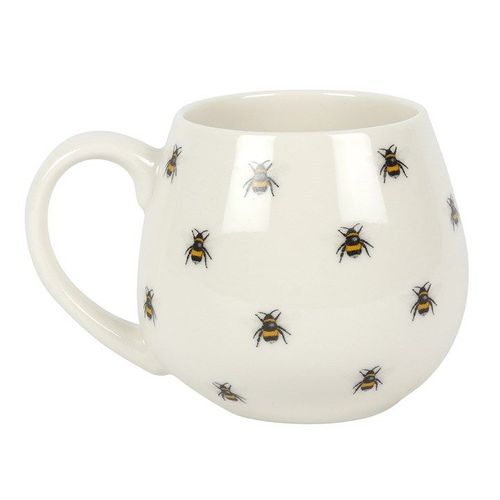 Bee Print Rounded Mug | Inspired Creative Gifts | UK Supplier