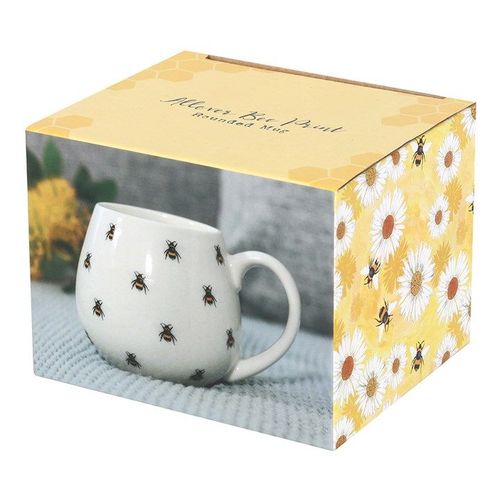 Bee Print Rounded Mug | Inspired Creative Gifts | UK Supplier