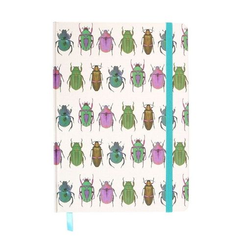 Beetle Print A5 Notebook | Inspired Creative Gifts | UK Supplier