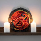 Beltane Dragon Resin Wall Plaque by Anne Stokes | Inspired Creative Gifts | UK Supplier