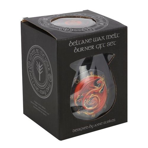 Beltane Wax Melt Burner Gift Set by Anne Stokes | Inspired Creative Gifts | UK Supplier