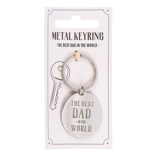 Best Dad in the World Keyring | Inspired Creative Gifts | UK Supplier