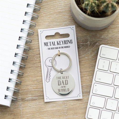 Best Dad in the World Keyring | Inspired Creative Gifts | UK Supplier
