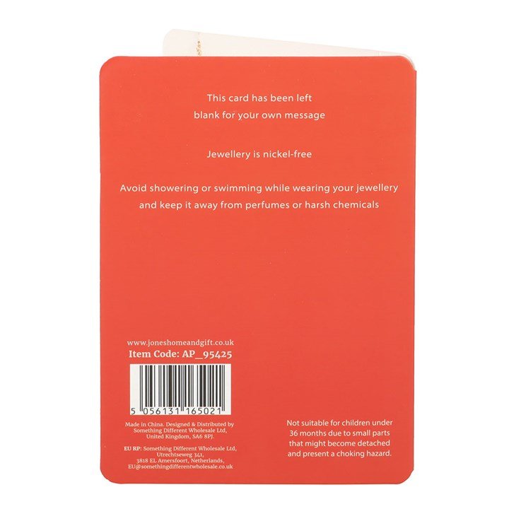 Best Teacher Apple Necklace on Greeting Card | Inspired Creative Gifts | UK Supplier