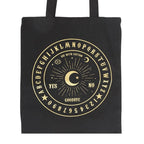 Black and Gold Talking Board Polycotton Tote Bag | Inspired Creative Gifts | UK Supplier