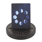 Black Astrology Wheel Tarot Card Stand | Inspired Creative Gifts | UK Supplier
