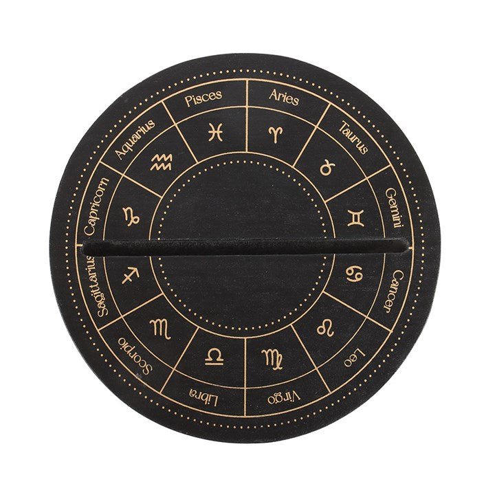 Black Astrology Wheel Tarot Card Stand | Inspired Creative Gifts | UK Supplier