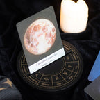 Black Astrology Wheel Tarot Card Stand | Inspired Creative Gifts | UK Supplier