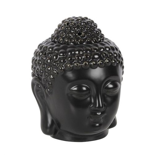 Black Buddha Head Oil Burner | Inspired Creative Gifts | UK Supplier